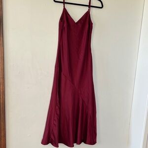 Aqua | Burgundy Dress
